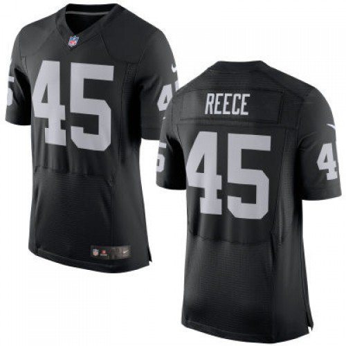 Men’s Oakland Raiders #45 Marcel Reece Black Team Color 2015 NFL Nike Elite Jersey