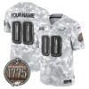 Eagles 2024 Salute to Service Establishment Year Patch Vapor Limited Custom Jersey – All Stitched – Marines Jersey