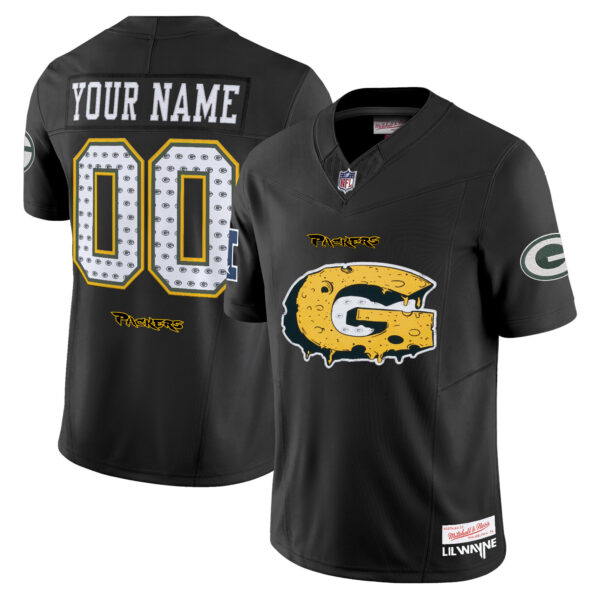 Green Bay Packers ‘Cheesehead’ x ‘Tha Carter VI’ Style Vapor Limited Custom Jersey – All Stitched Men Custom Jersey