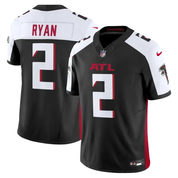 Mens Atlanta Falcons 2024 Vapor Limited Jersey Matt Ryan Jersey Black Alternate