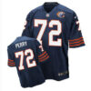 Nike Bears #72 William Perry Navy Blue Throwback Men’s Stitched NFL Elite Jersey
