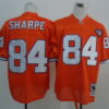 Denver Broncos #84 Shannon Sharpe Orange 75TH Throwback Jersey