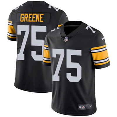 Nike Pittsburgh Steelers #75 Joe Greene Black Alternate Men’s Stitched NFL Vapor Untouchable Limited Jersey