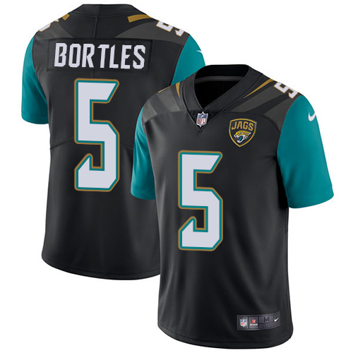 Nike Jacksonville Jaguars #5 Blake Bortles Black Alternate Men’s Stitched NFL Vapor Untouchable Limited Jersey