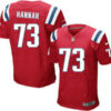 New England Patriots #73 John Hannah Red Retired Player NFL Nike Elite Jersey