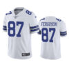 Men’s Dallas Cowboys #87 Jake Ferguson White Vapor Untouchable Limited Football Stitched Jersey