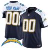 Los Angeles Chargers 2025 Alternate Charger Power Vapor Limited Custom Jersey – All Stitched – Navy Alternate Jersey
