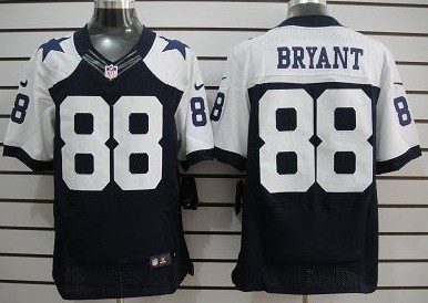 Men’s Dallas Cowboys #88 Dez Bryant Navy Blue Thanksgiving Alternate NFL Nike Elite Jersey