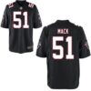 Men’s Atlanta Falcons #51 Alex Mack Black Alternate NFL Nike Elite Jersey