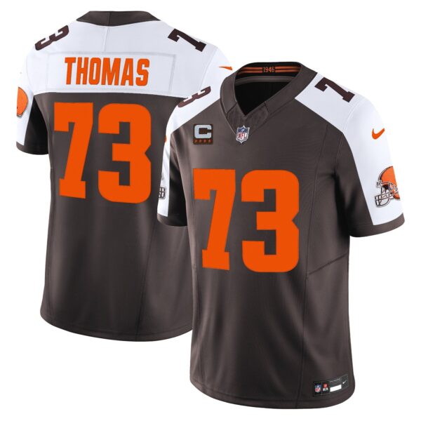 Cleveland Browns ‘Alpha Dawg Edition’ Vapor Limited Jersey – All Stitched – Brown Alternate – Joe Thomas Jersey