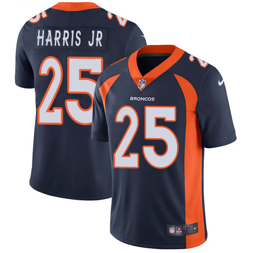 Nike Denver Broncos #25 Chris Harris Jr Navy Blue Alternate Men’s Stitched NFL Vapor Untouchable Limited Jersey