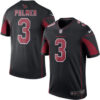 Men’s Arizona Cardinals #3 Carson Palmer Nike Black Color Rush Legend Jersey