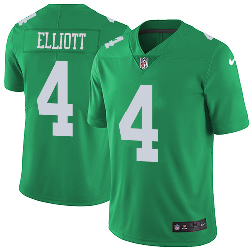 Nike Philadelphia Eagles #4 Jake Elliott Green Men’s Stitched NFL Limited Rush Jersey
