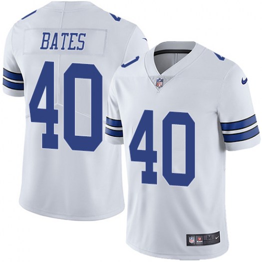 Men’s Nike Dallas Cowboys #40 Bill Bates Vapor Untouchable Limited White Jersey