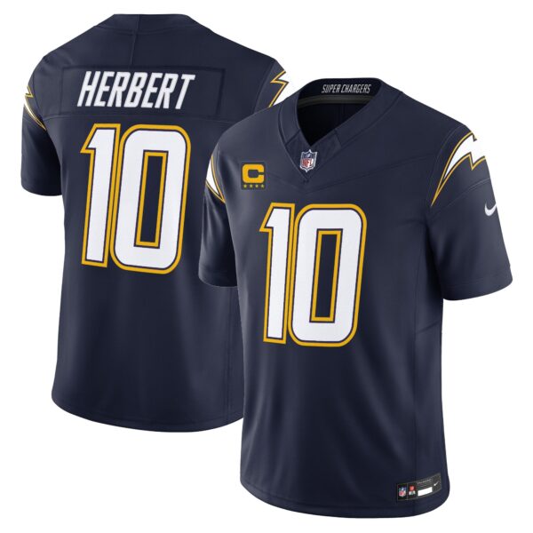 Los Angeles Chargers 2025 Alternate Charger Power Vapor Limited Jersey – All Stitched – Navy – Justin Herbert Jersey