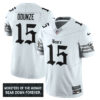 Men’s Chicago Bears ‘Gothic Monsters Edition’ Vapor Limited Jersey – All Stitched White Rome Odunze – 15 Jersey