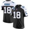 Men’s Colts Vapor Limited Jersey – All Stitched – Black Alternate – Peyton Manning