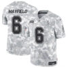 Tampa Bay Buccaneers #6 Baker Mayfield 2024 FUSE Arctic Camo Salute To Service Limited Football Stitched Jersey