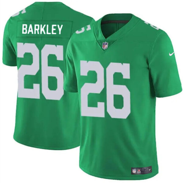Men’s Philadelphia Eagles #26 Saquon Barkley Kelly Green Vapor Untouchable Limited Football Stitched Jersey