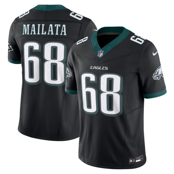 Jordan Mailata Philadelphia Eagles Nike Alternate Vapor FUSE Limited Jersey Black