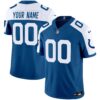 Colts Vapor Limited Custom Jersey – All Stitched – Men – Blue Alternate