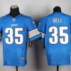 Nike Detroit Lions #35 Joique Bell Light Blue Elite Jersey