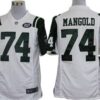 Nike New York Jets #74 Nick Mangold White Limited Jersey