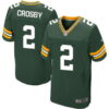 Men’s Green Bay Packers #2 Mason Crosby Green Team Color NFL Nike Elite Jersey