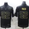 Men’s Los Angeles Chargers #52 Khalil Mack Black Salute To Service Limited Stitched Jersey