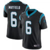 Men’s Carolina Panthers #6 Baker Mayfield Black Vapor Untouchable Limited Stitched Jersey