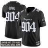 Jacksonville Jaguars ‘Gothic Duvall Shadows Edition’ Vapor Jersey – All Stitched – Black – Duval 904 Jersey
