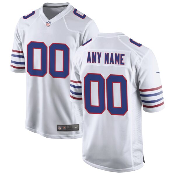 Buffalo Bills Nike Alternate Custom Game Jersey White