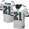 Men’s Philadelphia Eagles #21 Eric Allen White Retired Player NFL Nike Elite Jersey