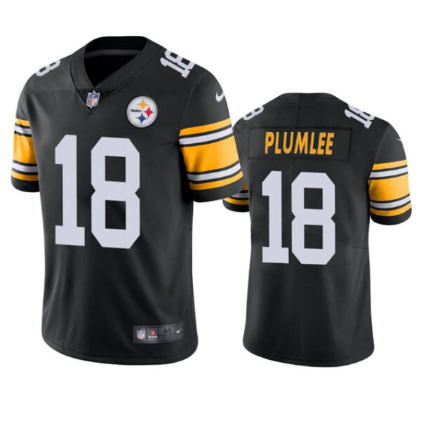 Men’s Pittsburgh Steelers #18 John Rhys Plumlee Black Vapor Untouchable Limited Football Stitched Jersey