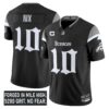 Denver Broncos ‘Gothic Mile High Shadows Edition’ Vapor Limited Jersey – All Stitched – Black – Bo Nix Jersey