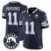 Mens Dallas Cowboys Dallas City Patch Vapor Limited Jersey Micah Parsons Jersey Navy