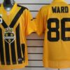 Nike Pittsburgh Steelers #86 Hines Ward 1933 Yellow Throwback Jersey