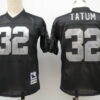 Oakland Raiders #32 Jack Tatum Black Throwback Jersey