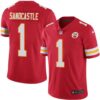 Nike Kansas City Chiefs #1 Leon Sandcastle Red Team Color Men’s Stitched NFL Vapor Untouchable Limited Jersey