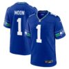 Warren Moon Seattle Seahawks Nike Throwback Retired Player Game Jersey Royal