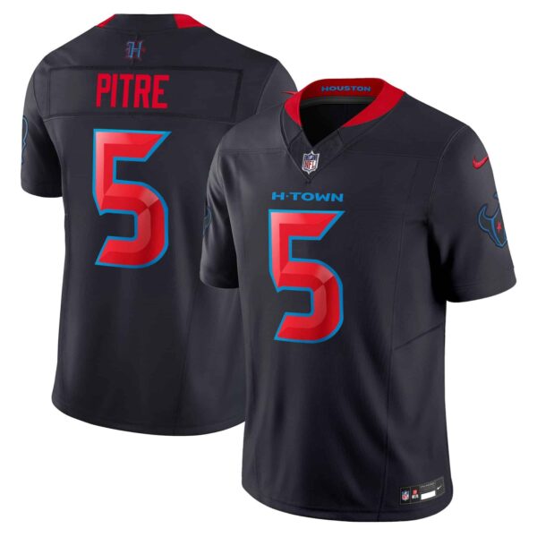 Men’s Houston Texans 2024 Vapor Limited Jersey – All Stitched – Navy Limited – Jalen Pitre