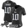 Womens Buffalo Bills Gothic Cold Front Edition Vapor Limited Jersey – All Stitched – Black – Khalil Shakir Jersey