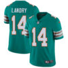 Nike Miami Dolphins #14 Jarvis Landry Aqua Green Alternate Men’s Stitched NFL Vapor Untouchable Limited Jersey