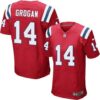 Men’s New England Patriots #14 Steve Grogan Red Retired Player NFL Nike Elite Jersey