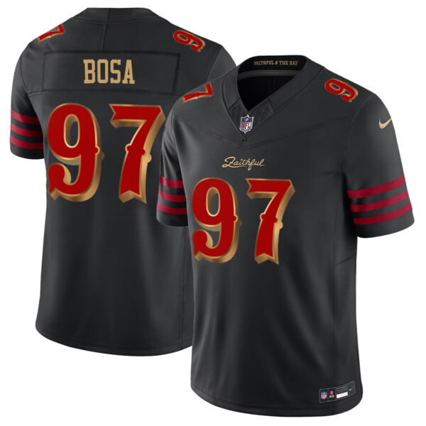 San Francisco 49ers Vapor F.U.S.E. Limited Rivalry Series Jersey – All Stitched Men Nick Bosa – 97 Jersey