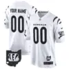 Men’s Cincinnati Bengals 2024 Game Custom Jersey White Limited