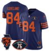 Chicago Bears Honor Steve McMichael Jersey – All Stitched – Throwback – Colston Loveland – 84 Jersey