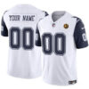 Dallas Cowboys Active Player Custom White 2023 FUSE With John Madden Patch Vapor Limited Stitched Jersey