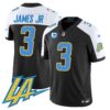 Men’s Chargers Vapor Limited Jersey V2 – All Stitched – Black Alternate – Derwin James Jr.