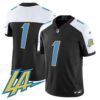 Men’s Chargers Vapor Limited Jersey V2 – All Stitched – Black Alternate – #1 Team